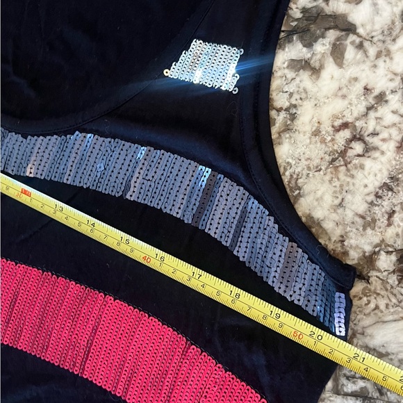 Torrid Black Size 1 Sequin Sleeveless Blouse Tank Top Cami Plus Size Shirt 
BBL - Picture 6 of 9